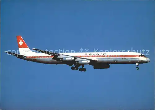 Flugzeuge Zivil Balair DC 8 63  Kat. Airplanes Avions