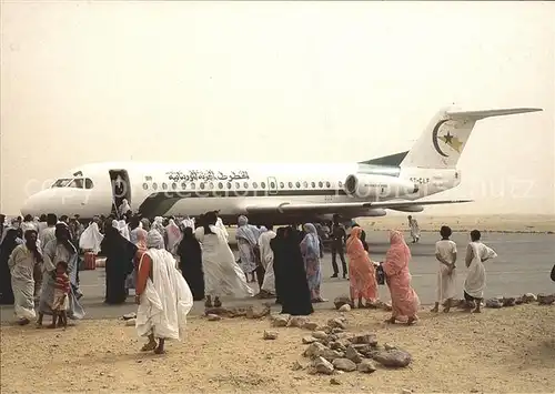 Flugzeuge Zivil Air Mauritanie Fokker F 28 MK4000 5T CLF  Kat. Airplanes Avions