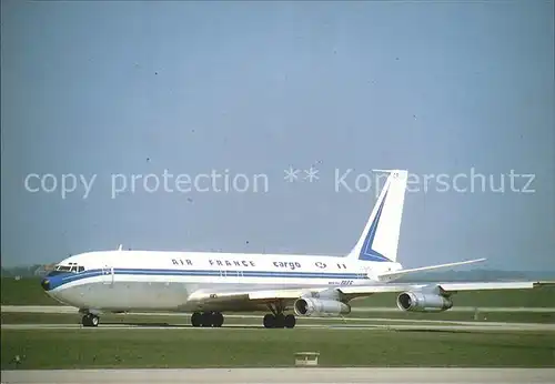 Flugzeuge Zivil Air France Cargo Boeing 707C F BYCP  Kat. Airplanes Avions