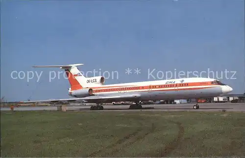 Flugzeuge Zivil Cargo Moravia Airlines TU 154B 2 OK LCS  Kat. Airplanes Avions