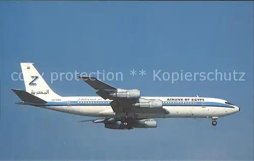 Flugzeuge Zivil ZAS Airline of Egypt Boeing 707 328C SU DAA MSN 19916 Kat. Airplanes Avions