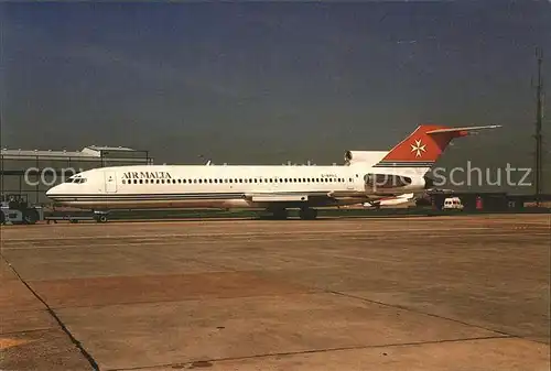 Flugzeuge Zivil Air Malta B727 277 G BPNS C N 20550 Kat. Airplanes Avions