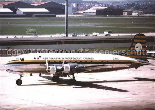 Flugzeuge Zivil Aer Turas Douglas DC 4 EI ARS Cn 27289 235 Kat. Airplanes Avions