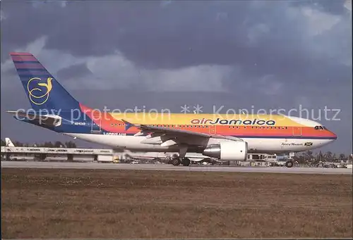 Flugzeuge Zivil Air Jamaica A 310 300 N840AB  Kat. Airplanes Avions