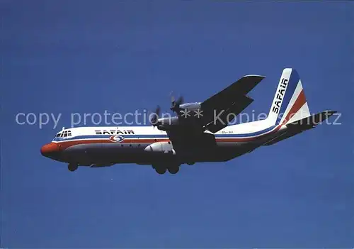 Flugzeuge Zivil Safair Lockheed L 100 30 Hercules ZS JIX cn 4684 Kat. Airplanes Avions