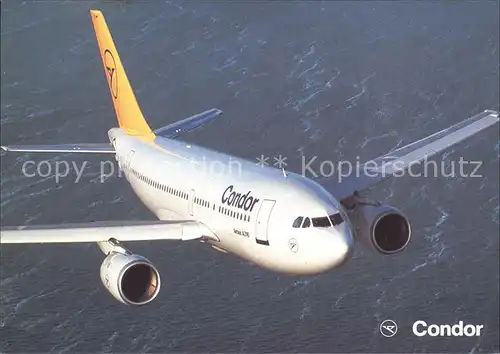 Flugzeuge Zivil Condor Airbus A 310 200  Kat. Airplanes Avions