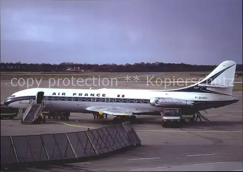 Flugzeuge Zivil Air France Caravelle I F BHRH Cn 16 Kat. Airplanes Avions