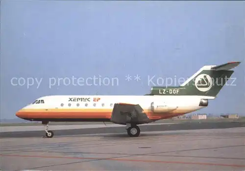 Flugzeuge Zivil Hemus Air Yakovlev YAK 40 LZ DOF  Kat. Airplanes Avions