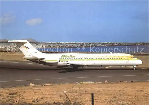 Flugzeuge Zivil Binter Canarias McDDouglas DC 9 32 EC BIR c n 47093 237 Kat. Airplanes Avions