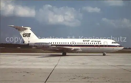 Flugzeuge Zivil Britt Airways Bac 1 11 416 EK  Kat. Airplanes Avions