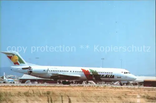 Flugzeuge Zivil Portugalia Fokker 100 C N 11257 Kat. Airplanes Avions