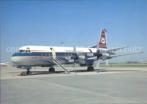 Flugzeuge Zivil Martinair Holland Lockheed L 188C Electra PH LLG Kat. Airplanes Avions