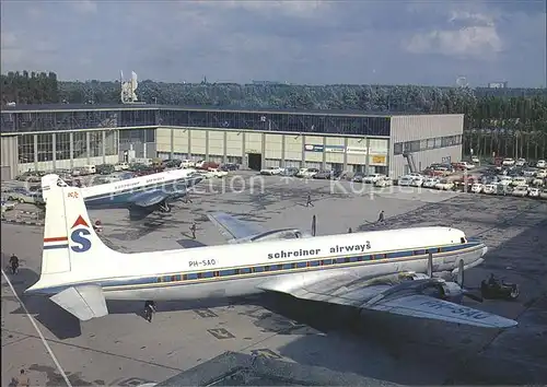 Flugzeuge Zivil Schreiner Airways Douglas DC 7C PH SAO Kat. Airplanes Avions