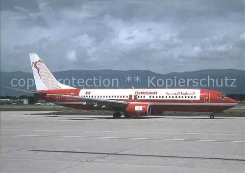 Flugzeuge Zivil Tunisair Boeing 737 85H OY SEI cn 29445 Kat. Airplanes Avions