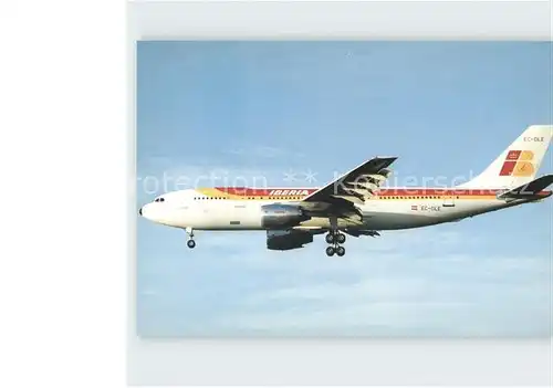 Flugzeuge Zivil Iberia Airbus 300 Kat. Airplanes Avions