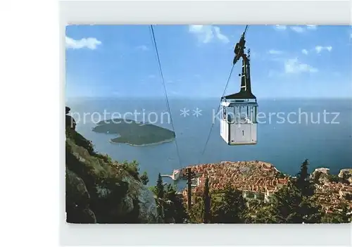 Seilbahn Dubrovnik Zicara  Kat. Bahnen