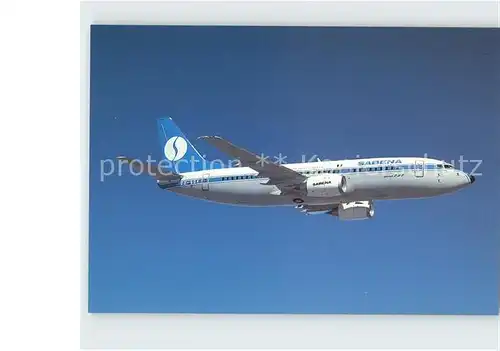 Flugzeuge Zivil Sabena Boeing 737 300 Kat. Airplanes Avions