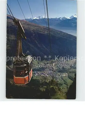 Seilbahn Leukerbad Gemmi Mischabel Weisshorn  Kat. Bahnen