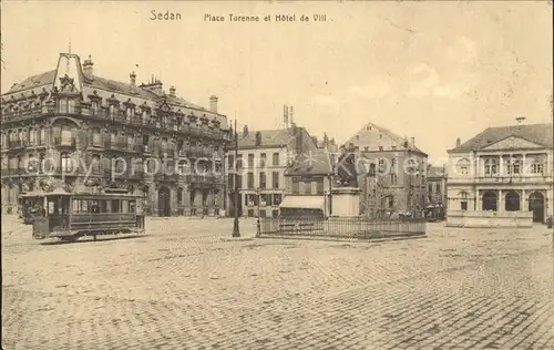 Strassenbahn Sedan Place Turenne Hotel de Vill Kat. Strassenbahn