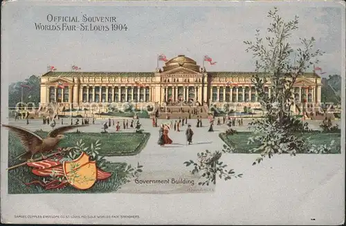 Expositions World s Fair St. Louis 1904 Governement Building  Kat. Expositions