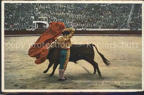 Stierkampf Corrida de Toros Un farol Kat. Sport