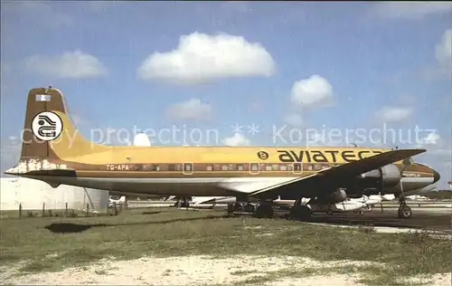 Flugzeuge Zivil Aviateca McDonnell Douglas DC 6 TG APA  Kat. Airplanes Avions