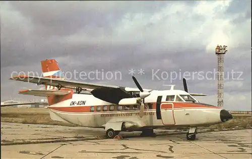 Flugzeuge Zivil CSA o c L 410A OK ADN  Kat. Airplanes Avions