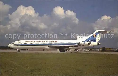 Flugzeuge Zivil Republique Populaire du Congo Boeing 727 2M7 c n 21655 Kat. Airplanes Avions