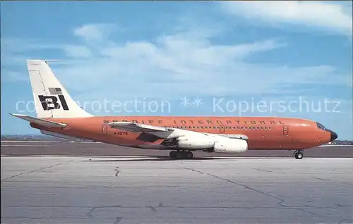 Flugzeuge Zivil Braniff International Boeing 720 027 Kat. Airplanes Avions