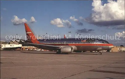 Flugzeuge Zivil USAir Boeing 737 3B7  Kat. Airplanes Avions