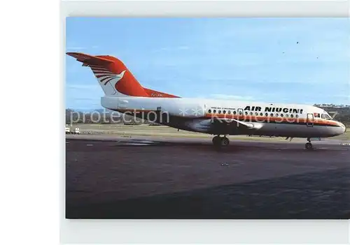 Flugzeuge Zivil Air Nigini Fokker F 28 1000 P2 ANU c n 11041 Kat. Airplanes Avions