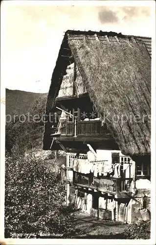 Schwarzwaldhaeuser Bauernhaus  Kat. Gebaeude und Architektur