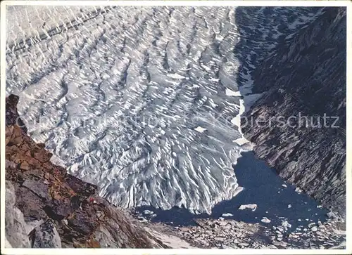 Gletscher Maerjelensee Aletschgletscher Schweizer Wanderkalender 1958 Kat. Berge