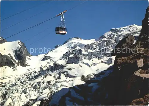 Seilbahn Laengfluh Saas Fee Feegletscher Egginerjoch Kat. Bahnen