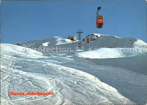 Seilbahn Davos Jakobshorn Nordabfahrt  Kat. Bahnen