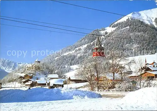 Seilbahn Chateau d Oex  Kat. Bahnen