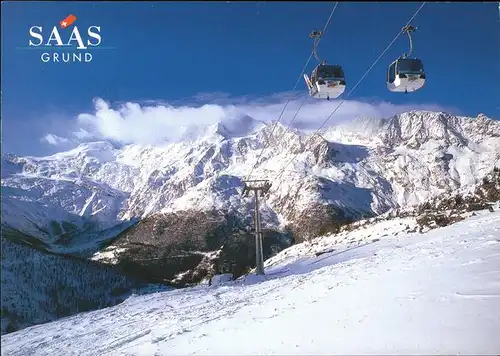 Seilbahn Hohsaas Saas Grund  Kat. Bahnen