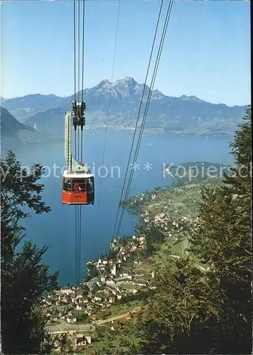 Seilbahn Weggis Rigi Kaltbad Vierwaldstaettersee Pilatus Kat. Bahnen