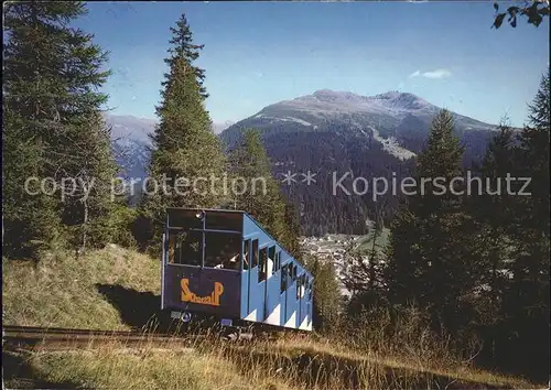 Zahnradbahn Schatzalpbahn Davos Platz Kat. Bergbahn