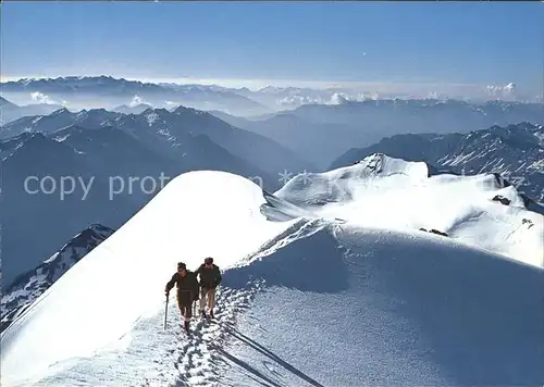 Bergsteigen Klettern Aufstieg Piz Palue / Sport /