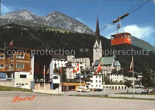 Seilbahn Jakobshorn Davos Platz Schiahoerner  Kat. Bahnen