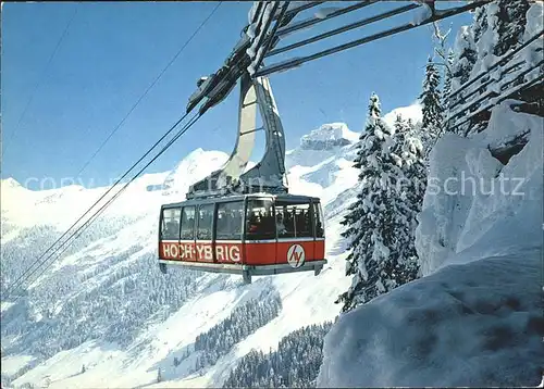 Seilbahn Weglosen Seebli Hoch Ybrig  Kat. Bahnen