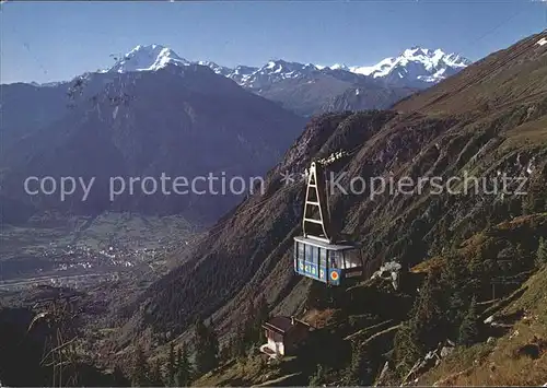 Seilbahn Blatten Belalp Fletschhorn Mischabel Wallis Kat. Bahnen