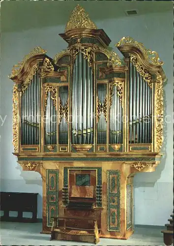 Kirchenorgel Sitzberg ZH  Kat. Musik