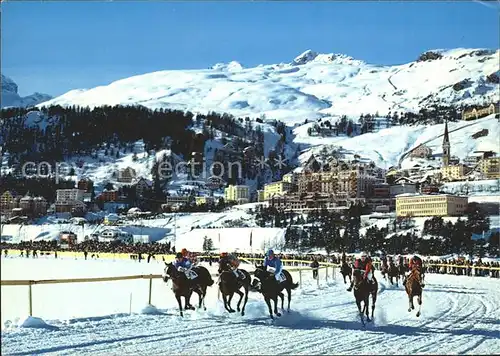 Pferdesport Pferderennen Reitsport St. Moritz  Kat. Sport