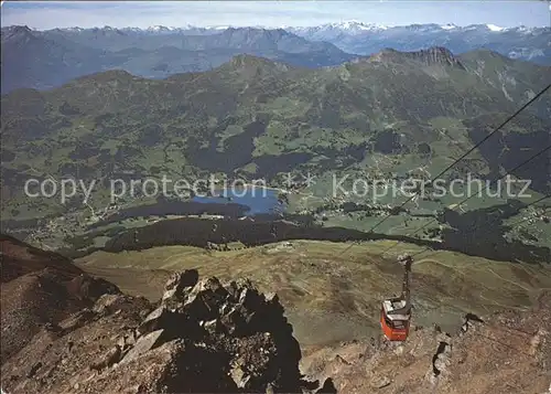 Seilbahn Rothorngipfel Lenzerheide Heidsee Valbella Piz Scalottas  Kat. Bahnen