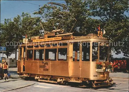 Strassenbahn Em goldige Saechsitram Zuerich  Kat. Strassenbahn