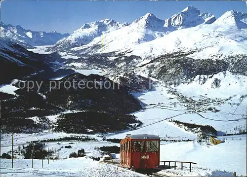 Zahnradbahn Muottas Muragl Oberengadin Kat. Bergbahn