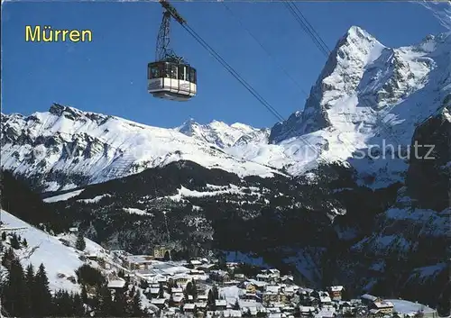 Seilbahn Schilthorn Muerren Eiger Kat. Bahnen