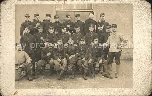 Frankreich WK1 Gruppenfoto  / Militaria WK1 /